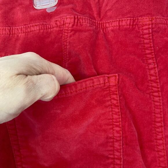 Free People/Anthropologie stretch velvet jeans w/ flare bottoms side zip run big - Picture 8 of 10